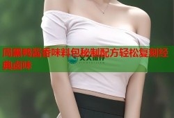 周黑鸭酱香味料包秘制配方轻松复刻经典卤味