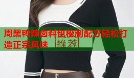 周黑鸭辣卤料包秘制配方轻松打造正宗风味